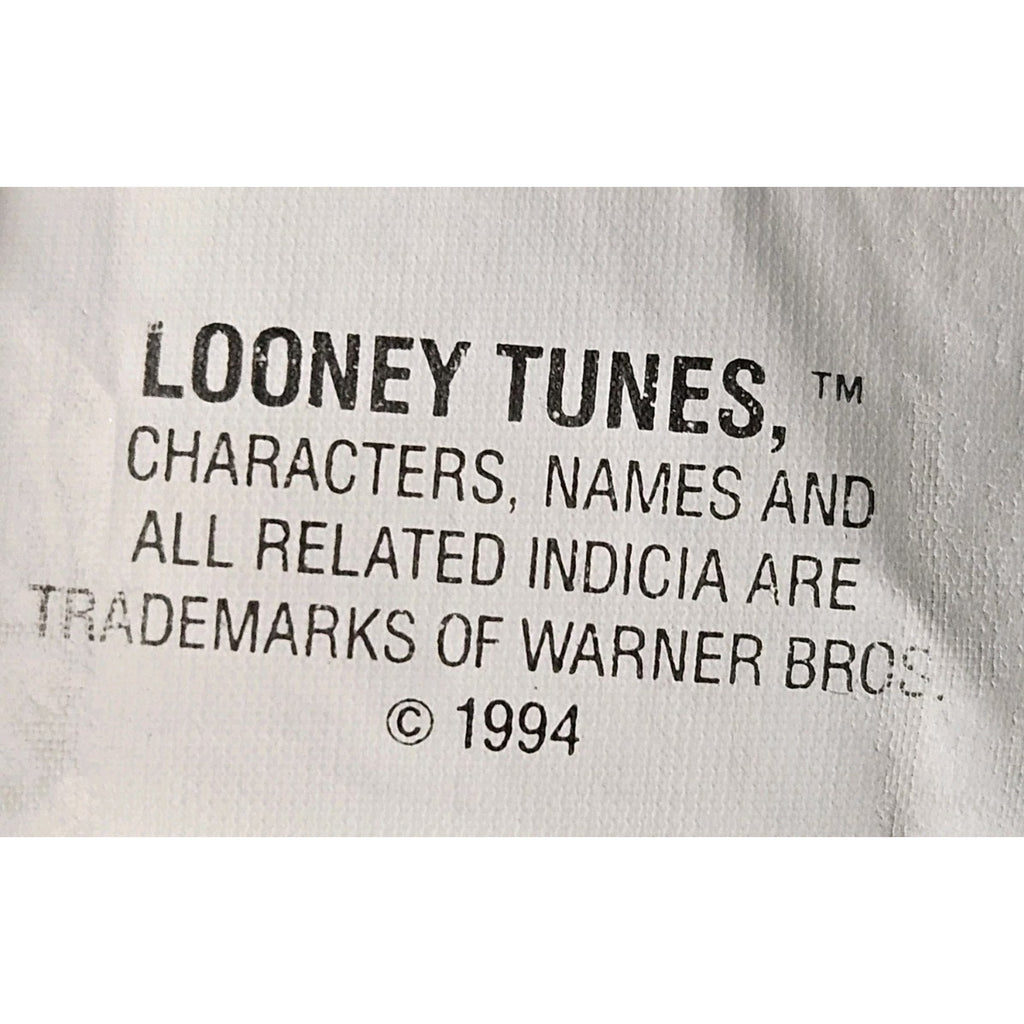 Vintage 90s Looney Tunes Vest Sunflower Cartoon Flowers One Size Fits Most 1994