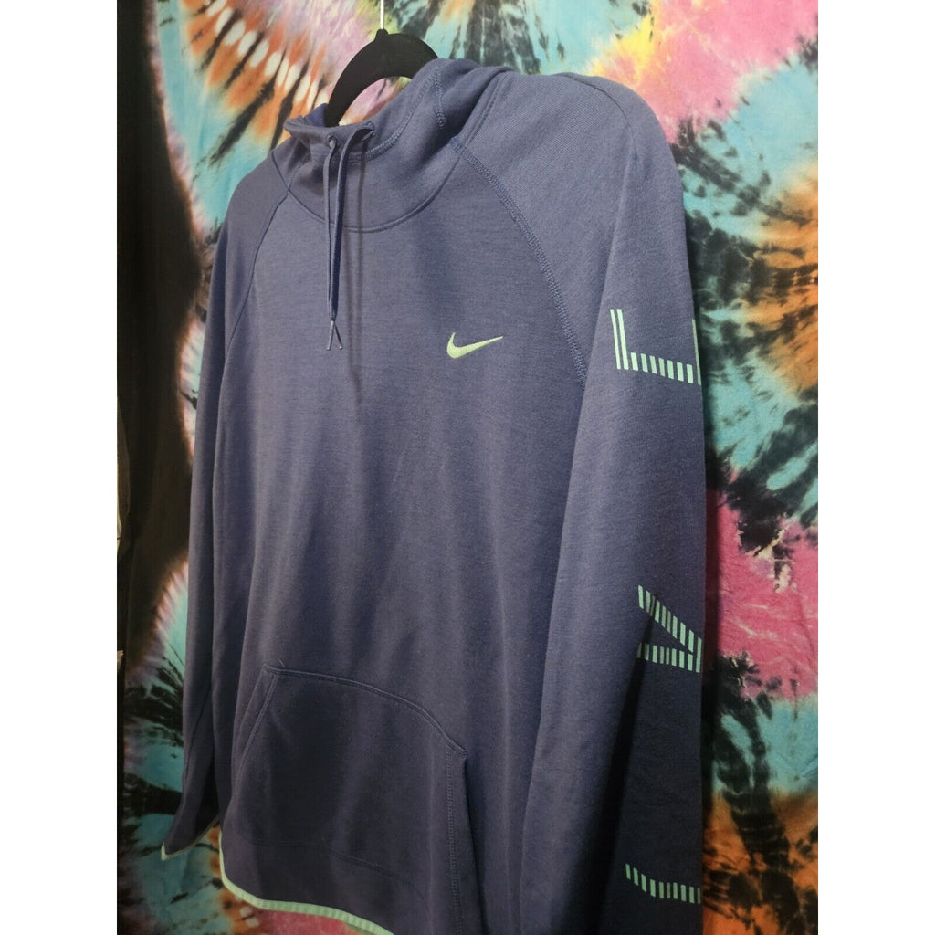 Nike Dri-Fit Hooded Pullover Long Sleeve Runner Hoodie Shirt Athletic Size XL