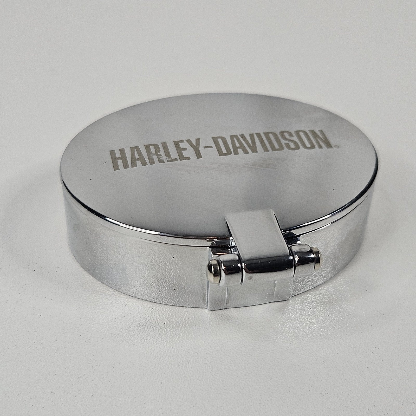Harley Davidson Mini Foldable Clock Chrome Vintage Biker Gift Motorcycle