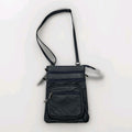 Krediz Leather Navy Blue Crossbody Bag Travel Purse 5 Compartments