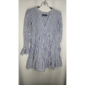 Tuckernuck Pomander Place Dress Blue White Striped Kenzo Mini Size Small Tiered Dress Summer Outfit Trendy Styles