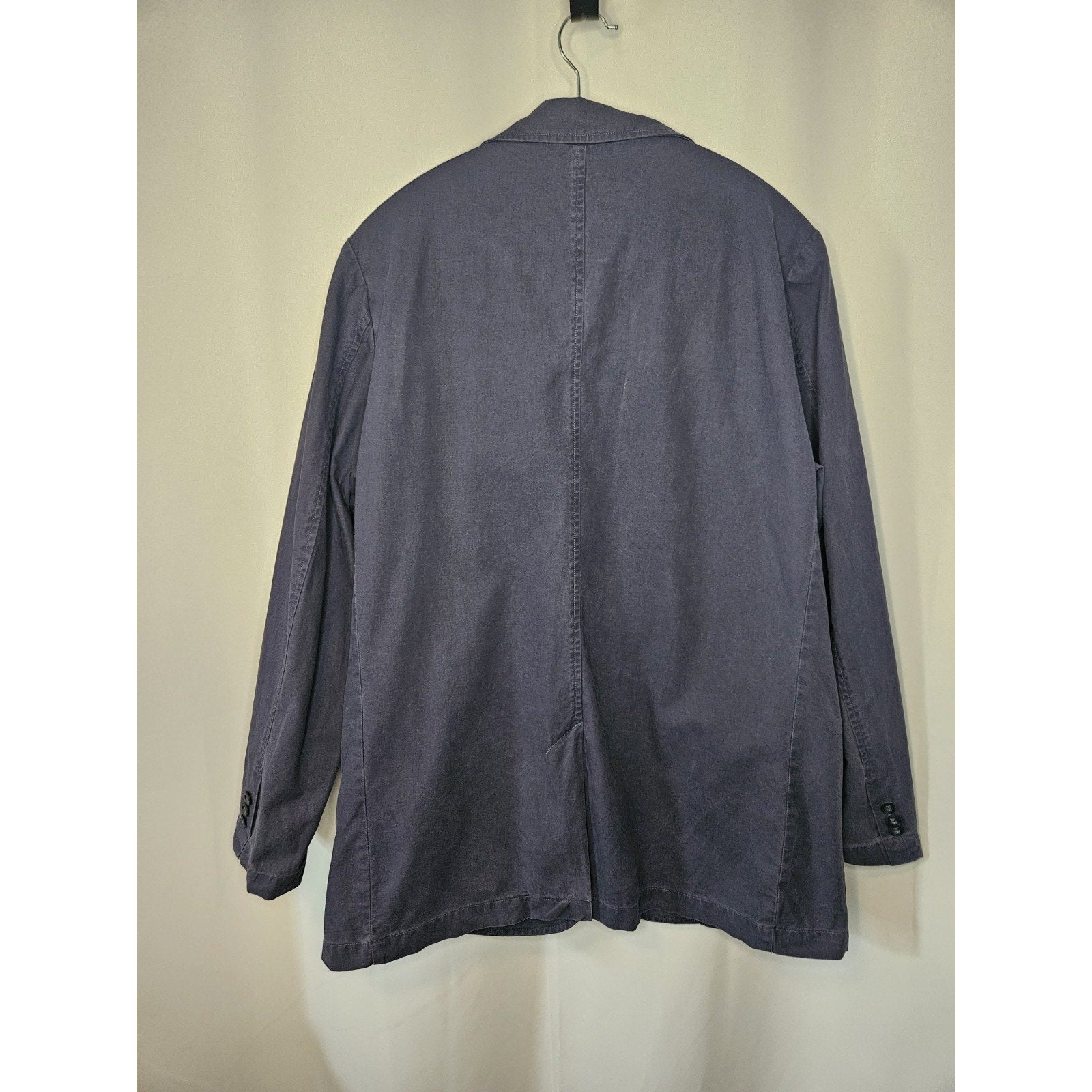 LL Bean Vtg Women's Field Jacket Barn Coat Blazer Cotton 71341 Overcoat Sz 14 Lg