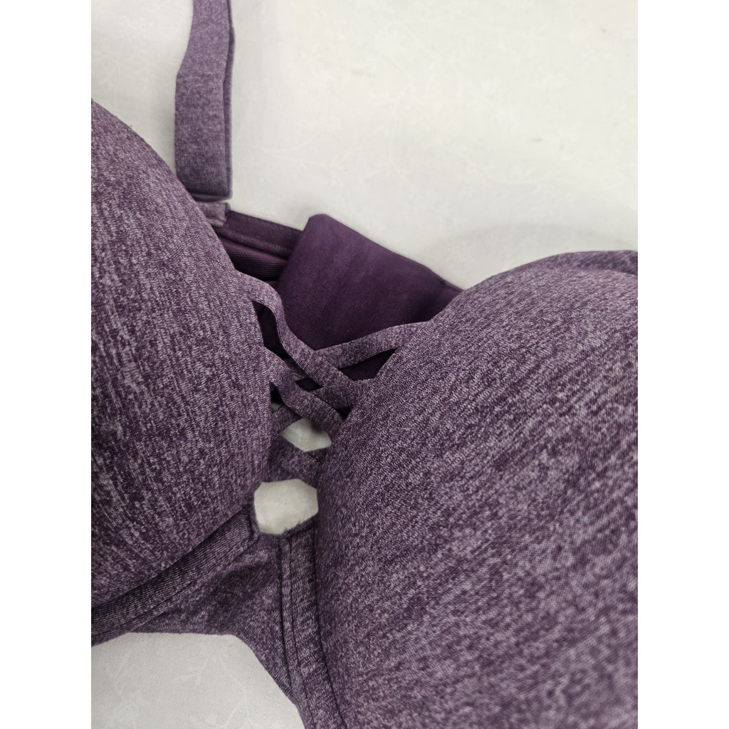 Torrid Curve Purple Lightly Padded Spring Bra Size 40DD
