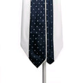VINTAGE Sears The Men's Store Neck Tie Blue Polka Dots Polyester Men's
