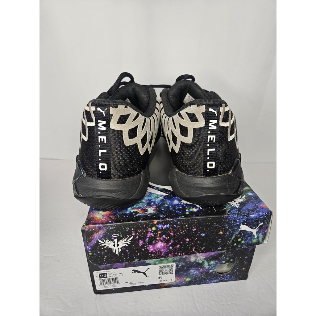 Puma MB.01 Low “Black Team White” (376941-12) Men Size 11.5 M Basketball Shoes