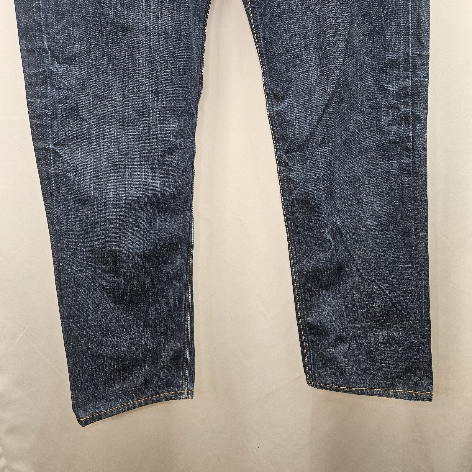 Taverniti So Jeans Men’s 34x30 Meg 17 Relaxed Denim Med Wash Baggy Distressed