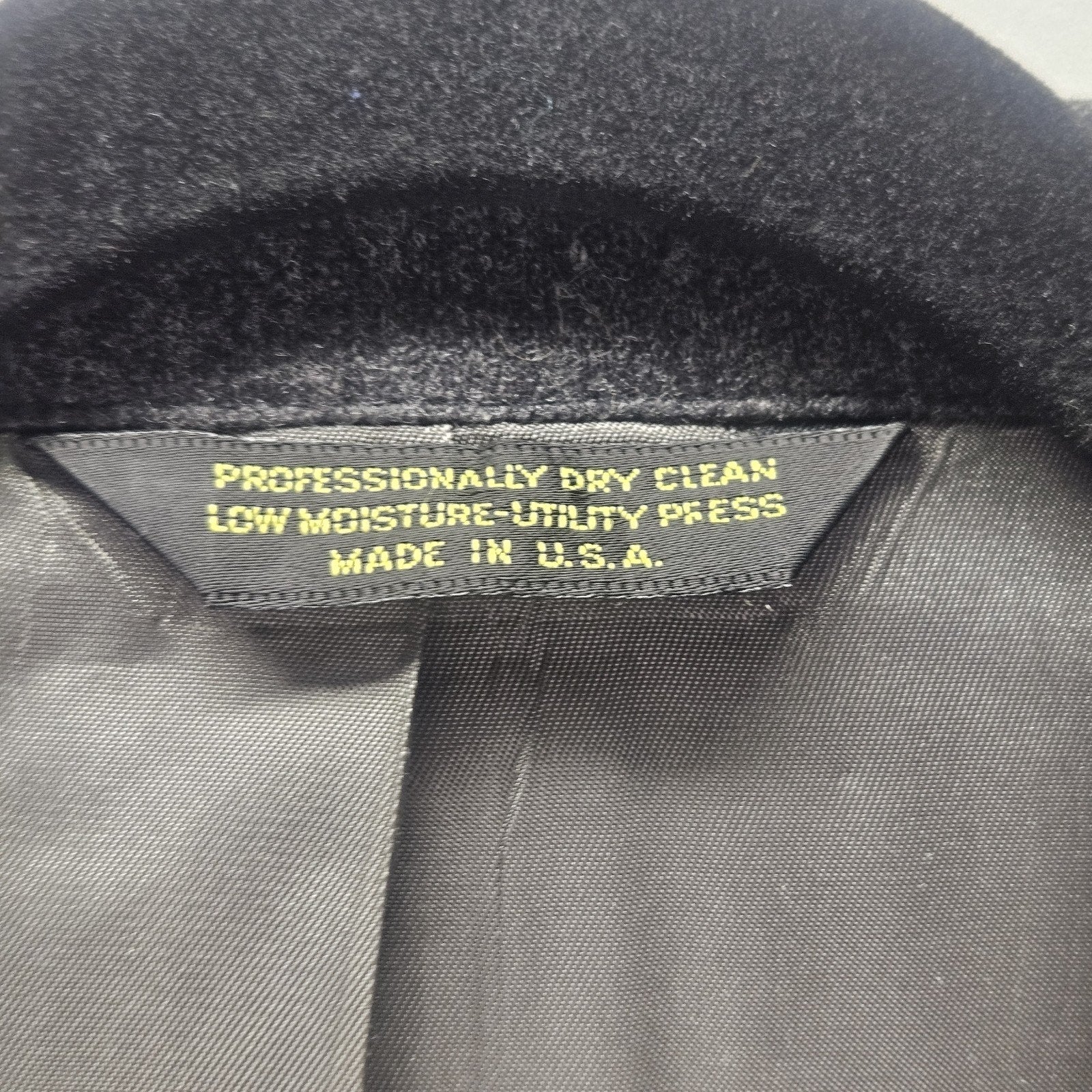 100% Pure Wool Jacket Blazer Coat USA Made VTG By BROOKE & DEANE 40R