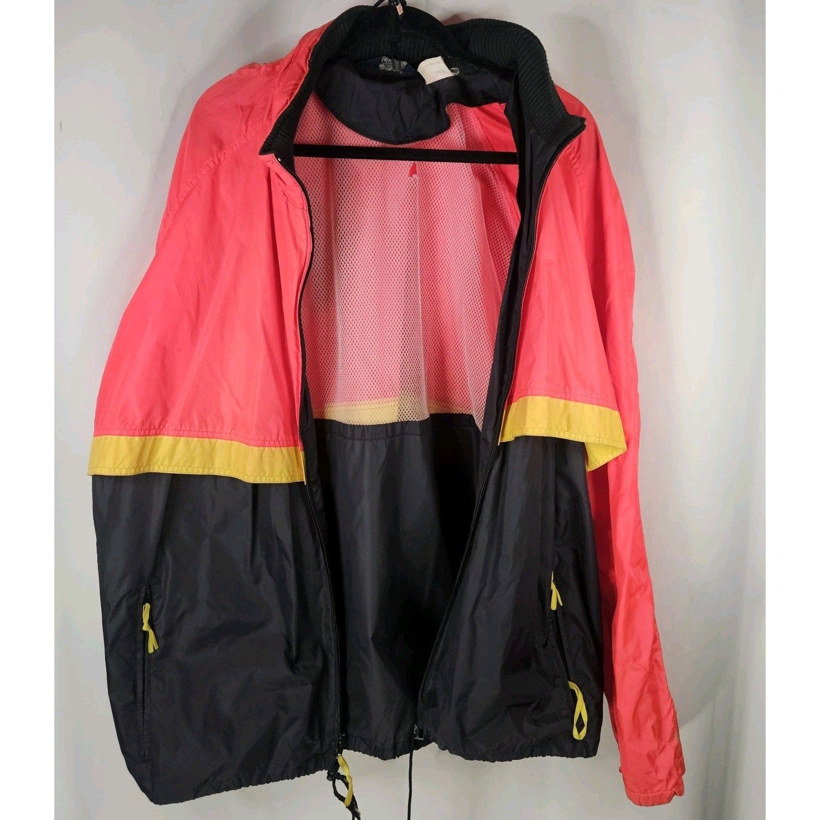 Vtg Woolrich Mens Colorblock Windbreaker Water Resistant Jacket XXL Running Coat