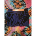 Express Design Studio Geo Pattern Skirt Womens Sz 6 Blue w Black Print Y2K
