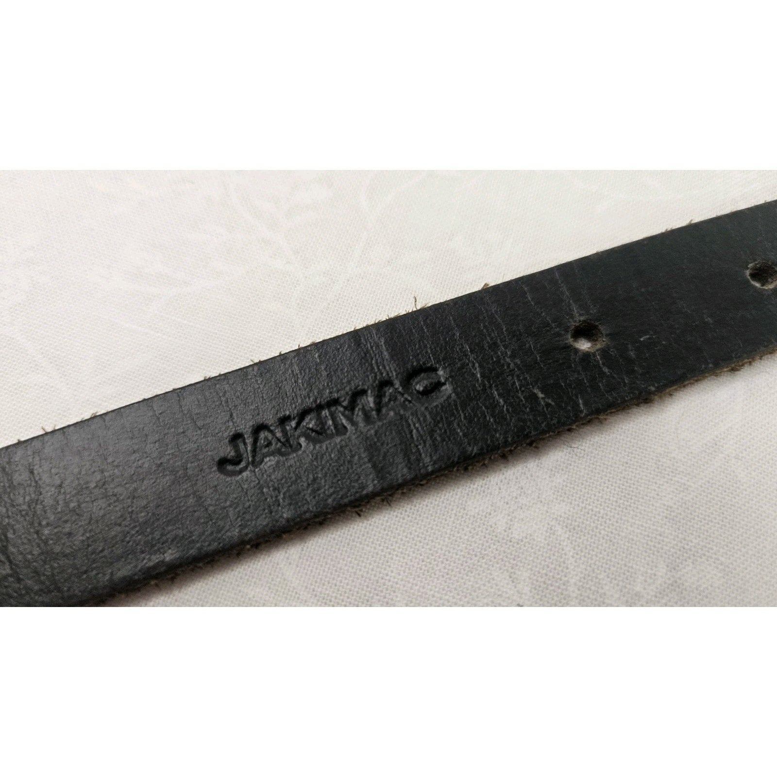 Jakimac 3/4" Women's 30" Black Leather Belt Classic Western Plain Belt XS