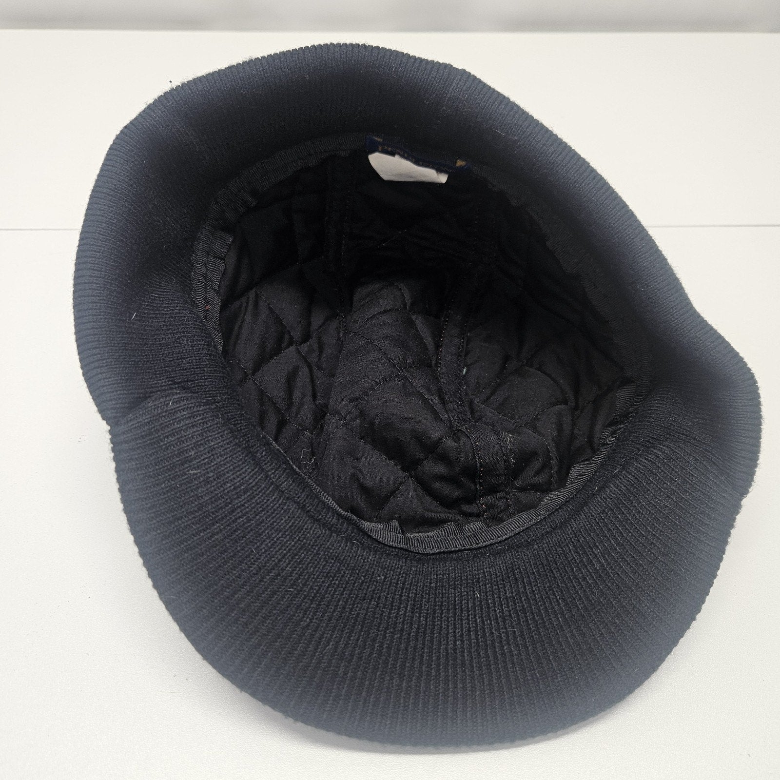 Vintage Pendleton brim hat, multicolor red navy flannel size medium retro unisex