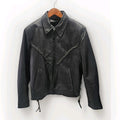 Vintage Leather King Thinsulate Leather Biker Jacket Womens Sz Large Motorcycle