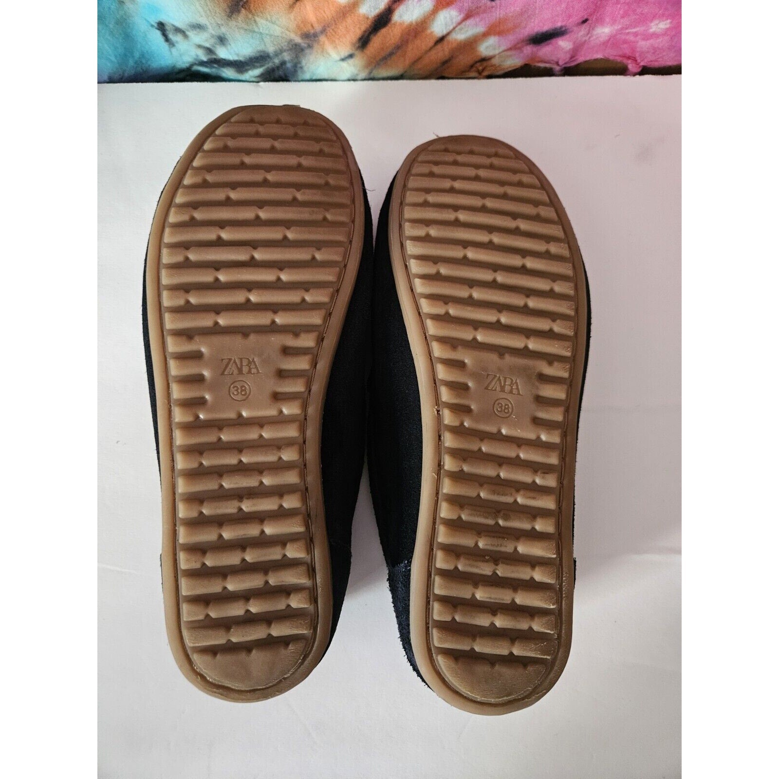 Zara Basic Collection Women's Navy Blue Slip On Loafers Size 7 EU 38