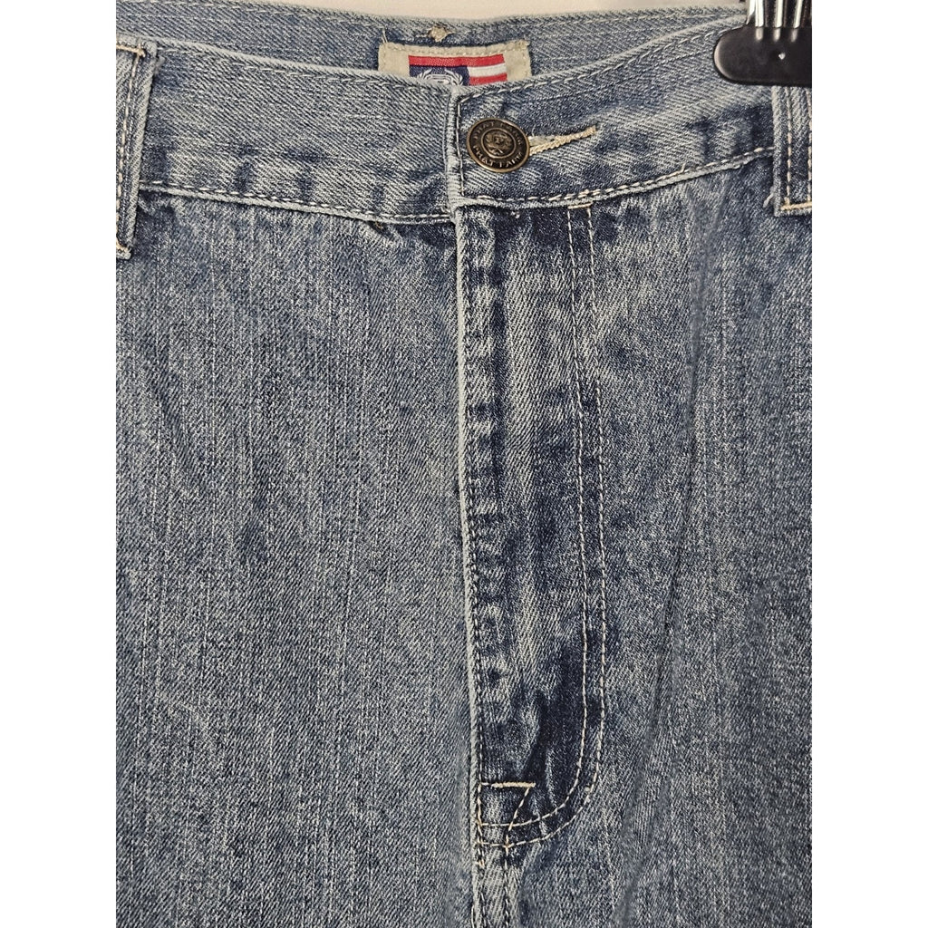 Phat Farm Jeans Men's 38x32 Regular Fit Straight Blue Denim Pants Y2K Hip Hop