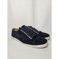 Women's Size 9 Navy Blue Suede Sneakers Lace Up Low Top Soft Comfort