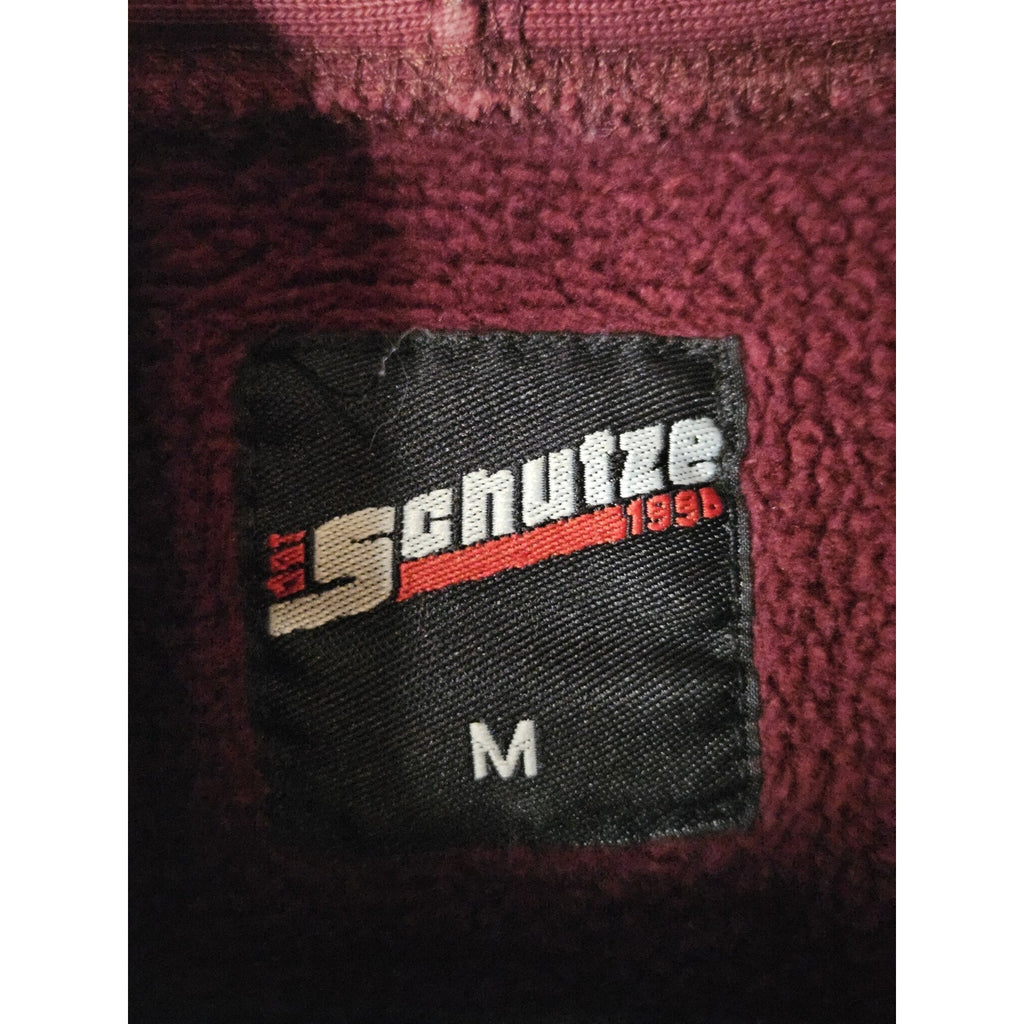 Derschutze Utopia Hoodie Burgundy Mens Medium German Streetwear Hipster