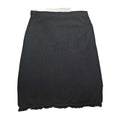 Alfani Distressed Knit Pencil Midi Skirt Plus Size XXL Black Skirt