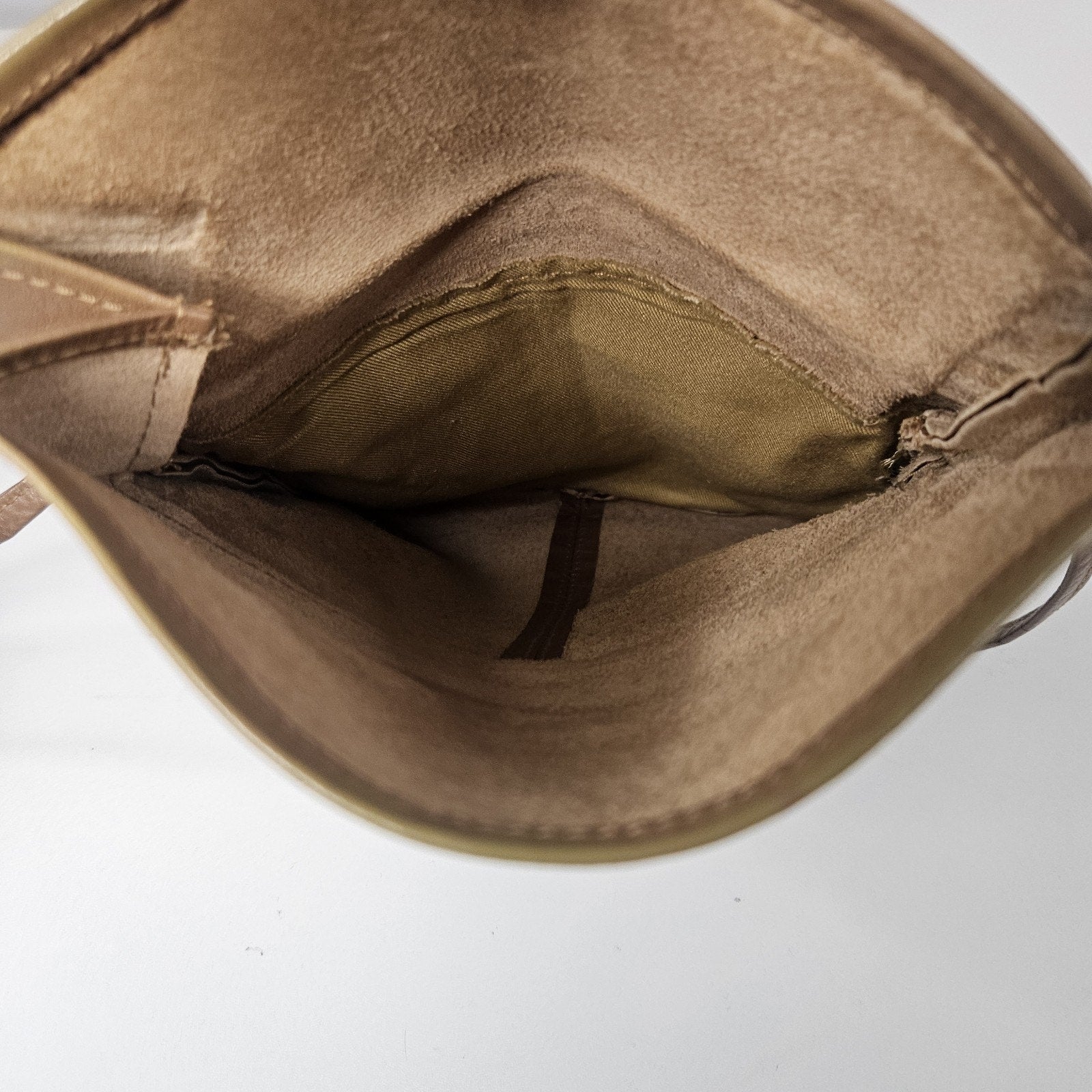 Vintage Small Leather Tan Mini Purse Flap Crossbody Strappy
