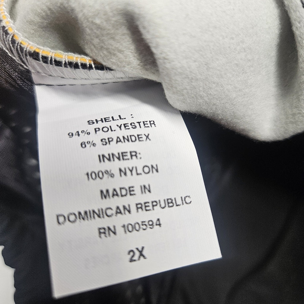 Eastbay DeLong Full Zip Embroidered Black & Yellow Jacket Size 2XL NWT Vintage