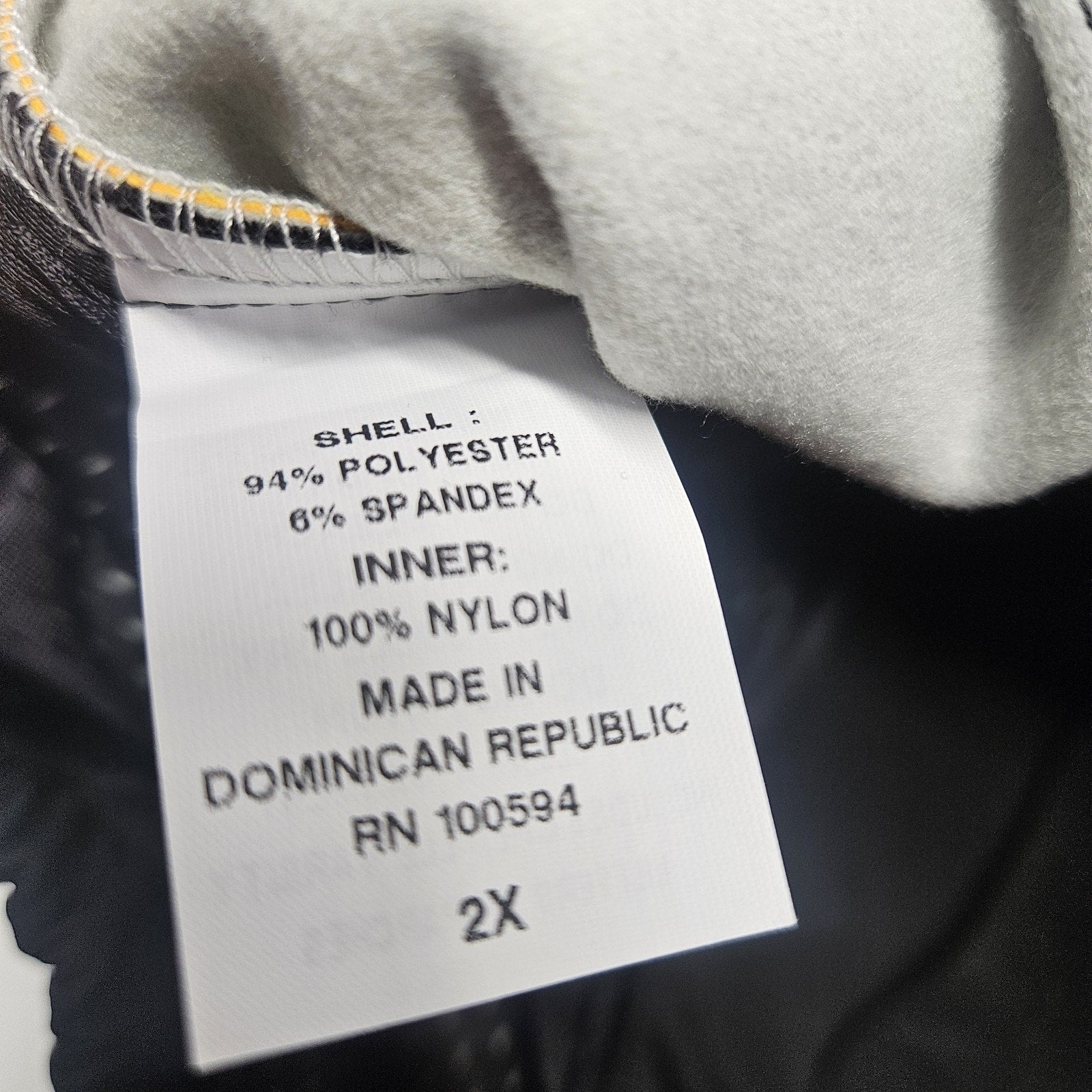 Eastbay DeLong Full Zip Embroidered Black & Yellow Jacket Size 2XL NWT Vintage
