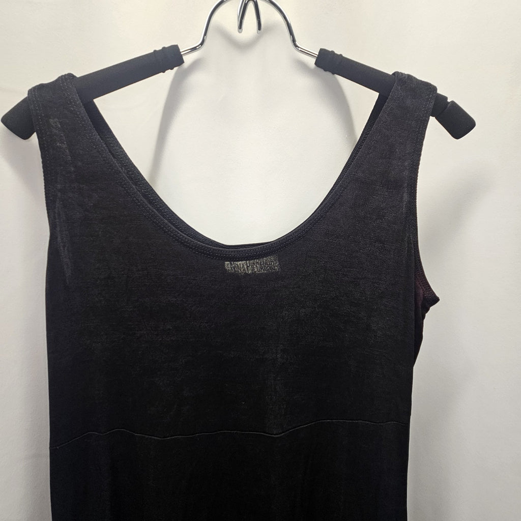 Nina Piccolino Vtg 90s Semi Sheer Midi Tank Dress Whimsigoth Boho Grunge Sz 6