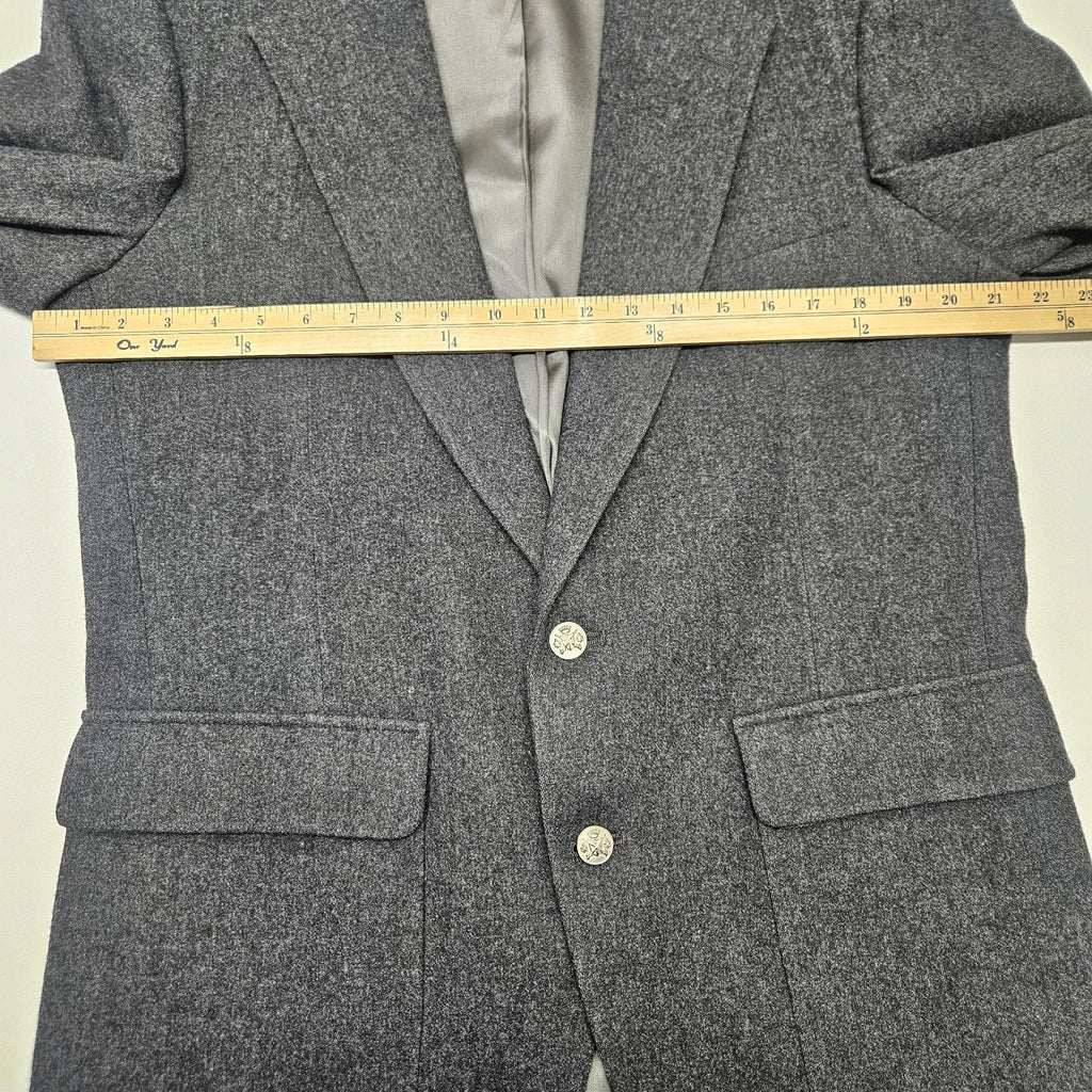 100% Pure Wool Jacket Blazer Coat USA Made VTG By BROOKE & DEANE 40R