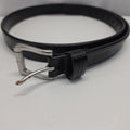 Duluth Trading Co Black Italian Adjustable Leather Belt Sz 46 Men 11019 Lifetime