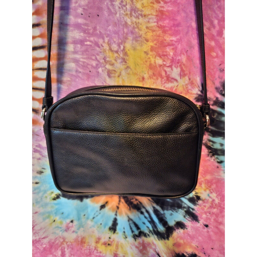 Nordstrom Classic Pebbled Faux Leather Black Crossbody Purse
