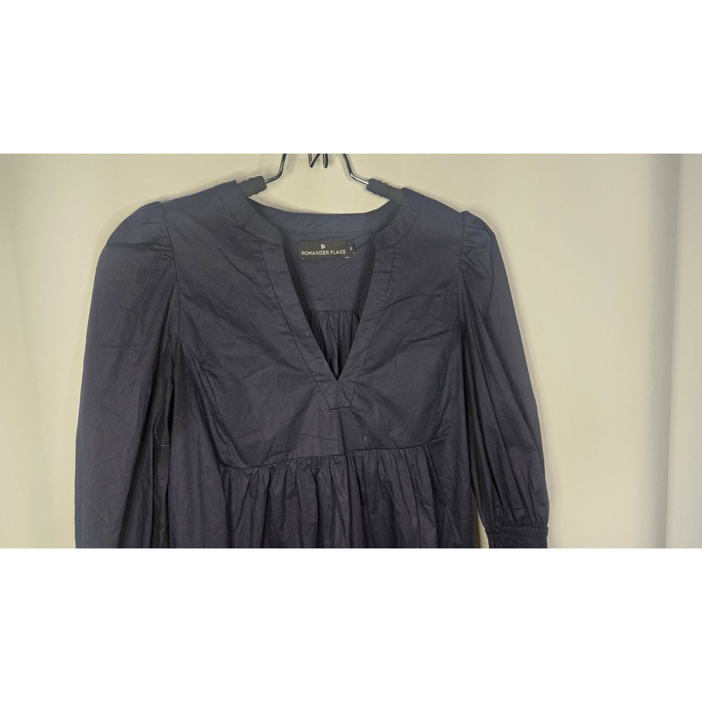 Tuckernuck Pomander Place Dress Blue Striped Kenzo Mini Size Small Tiered Dress Summer Outfit Trendy Styles