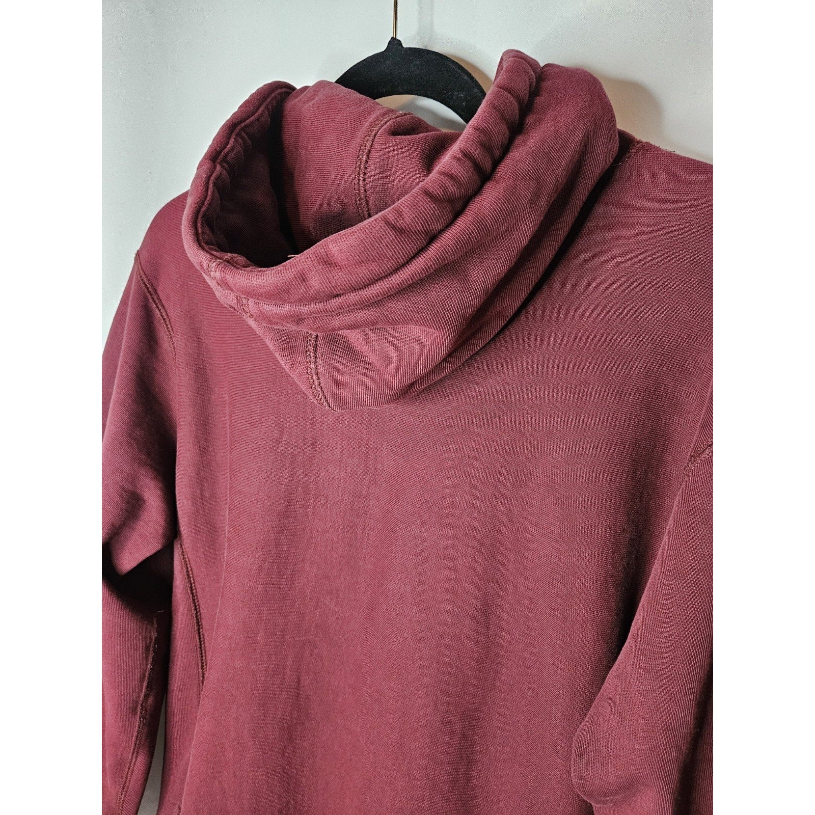 Derschutze Utopia Hoodie Burgundy Mens Medium German Streetwear Hipster