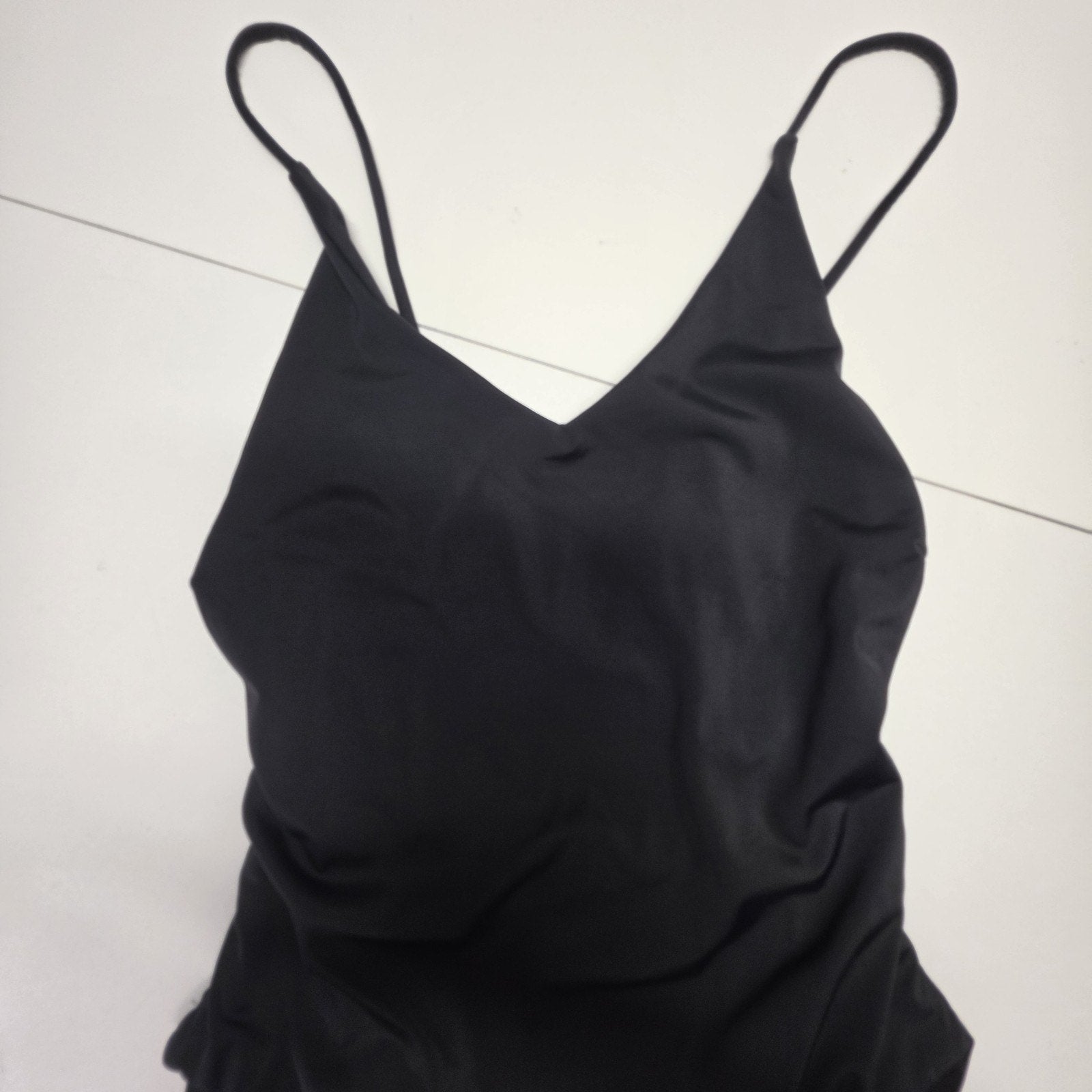 Dixxon Black One Piece Swimsuit Beach Logo XL Classic Strappy Back NWOT