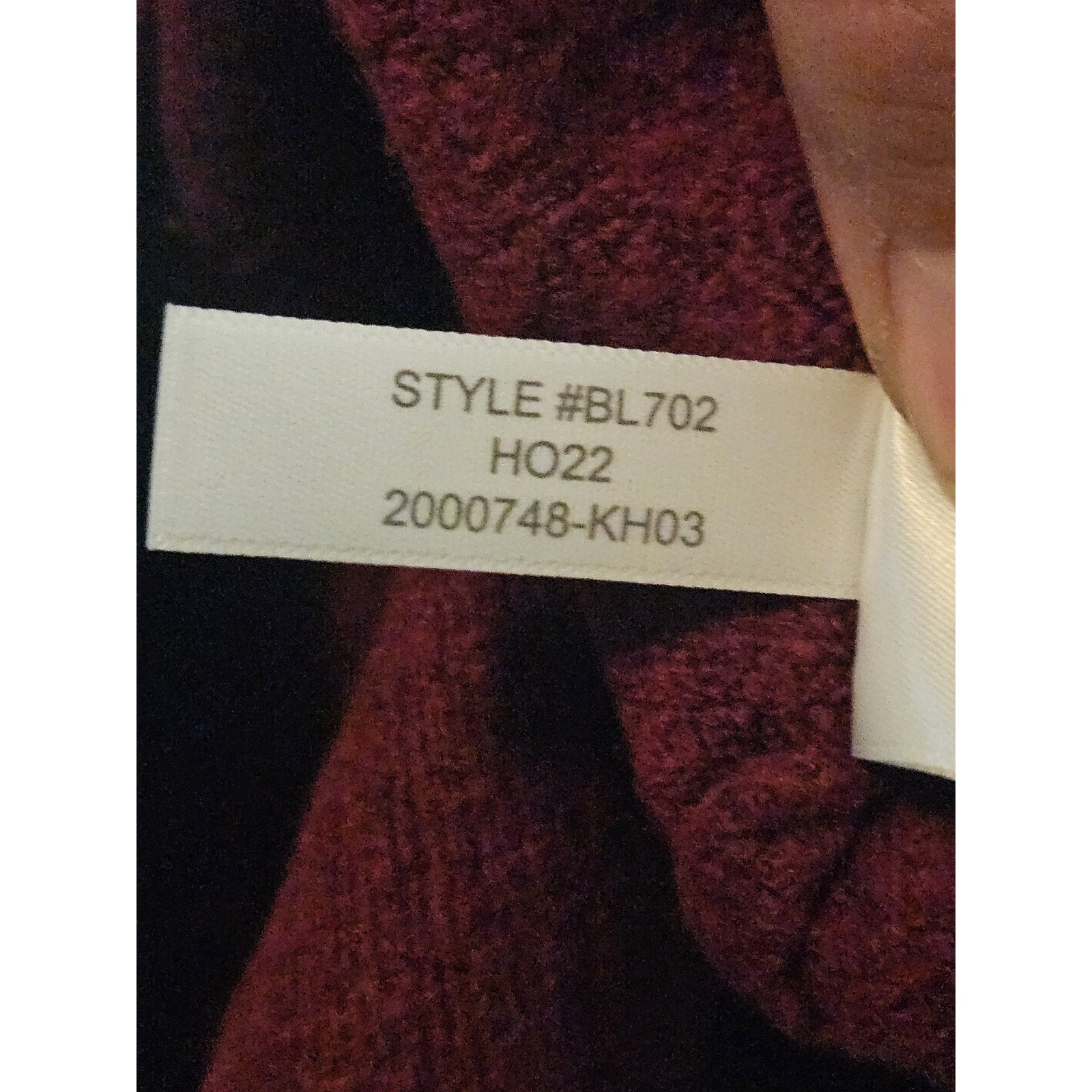 J. Crew Sweater Dress Supersoft Balloon Long Sleeve Burgundy Small Cowl Neck