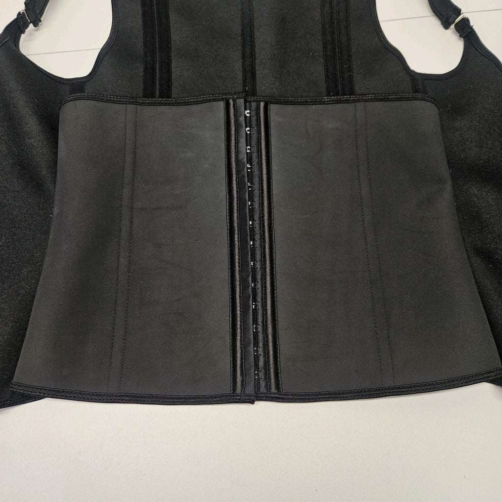 High Elasticity Body Shaping Waist Trainer Corset Zipper Support Design Large