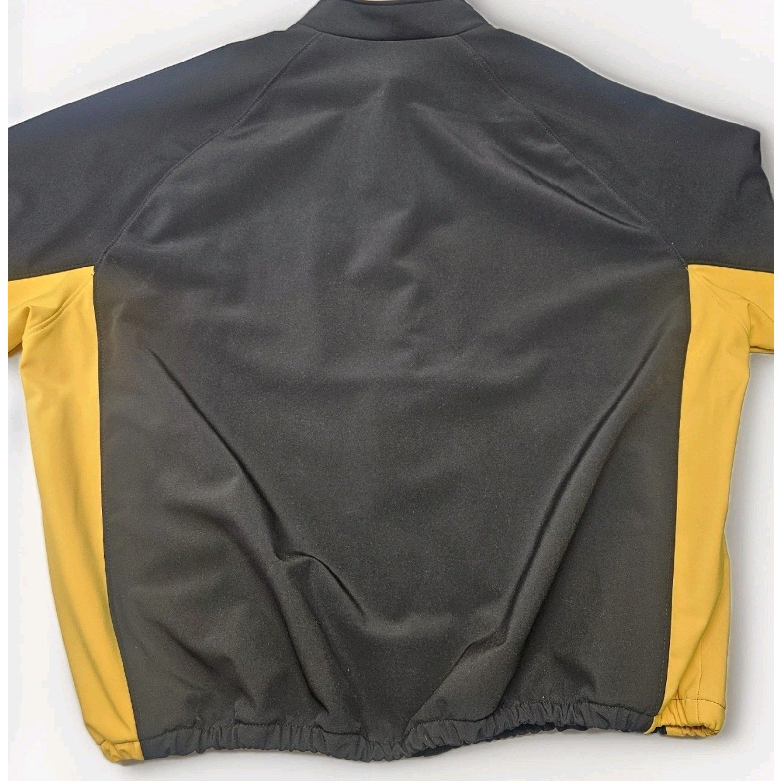 Eastbay DeLong Full Zip Embroidered Black & Yellow Jacket Size 2XL NWT Vintage