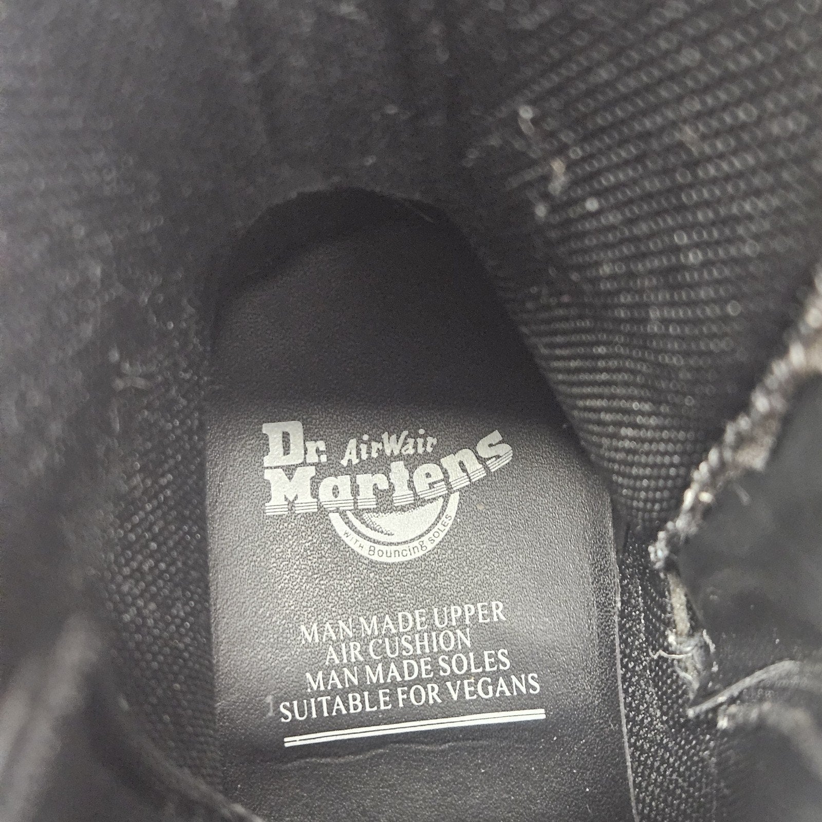 Dr. Martens V Jadon II Mono Platform Black Vegan Unisex Boot Mns 7 Womns 8