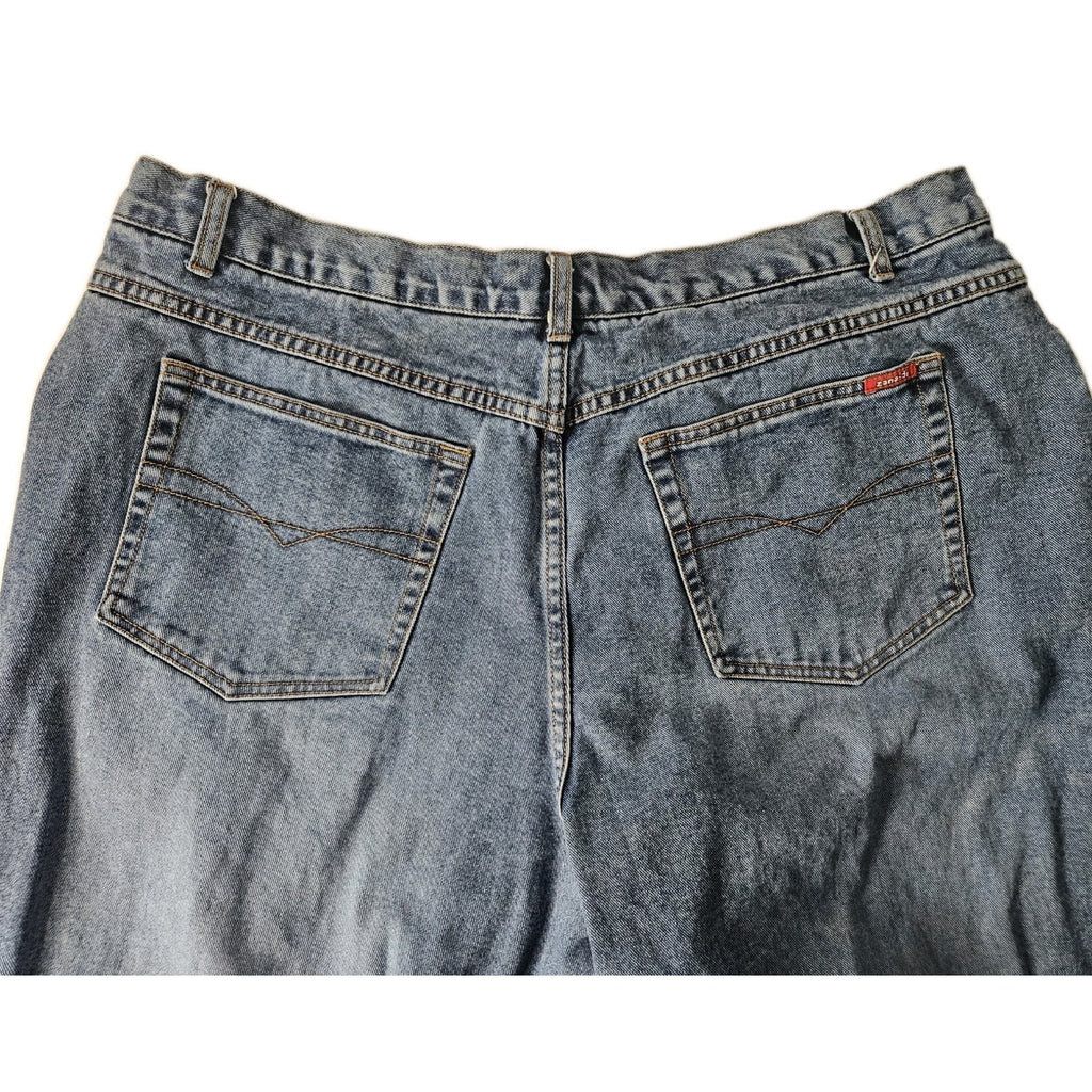 Vintage Zana Di Jeans Size 26 Ultra High-Rise Straight Wide Leg Grunge Mom Y2K