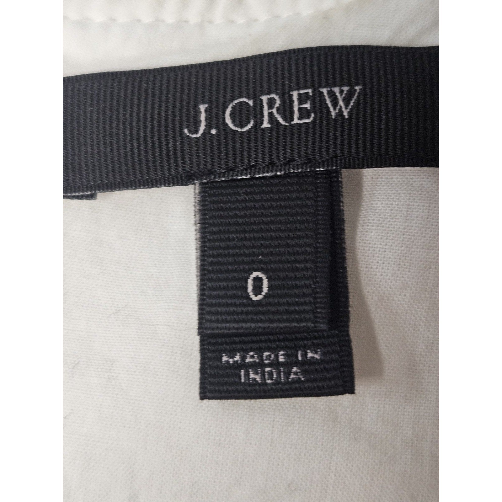 J.Crew Dress 0 White Linen Iridescent Sequin V-Neck Sleeveless Mini Shift