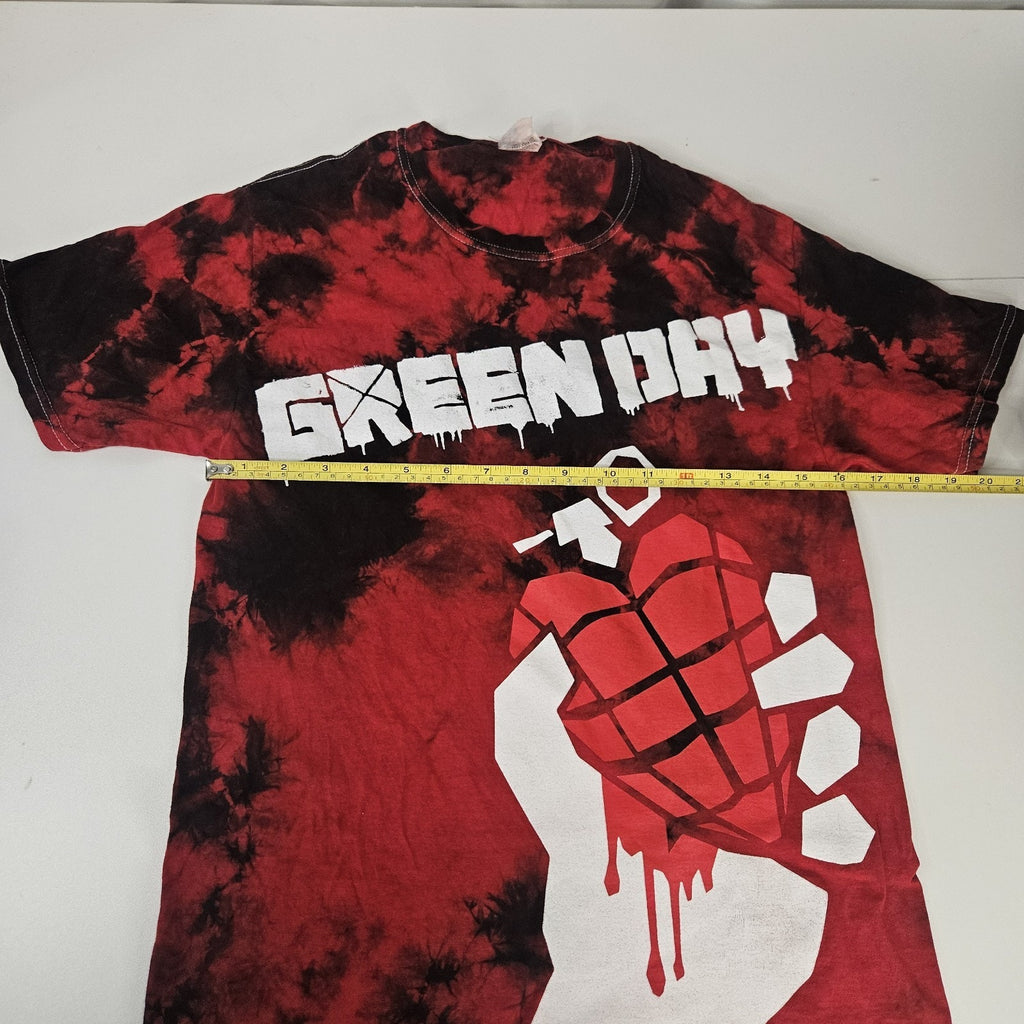 Green Day American Idiot Tie Dye Vintage T-Shirt Rock Band Small
