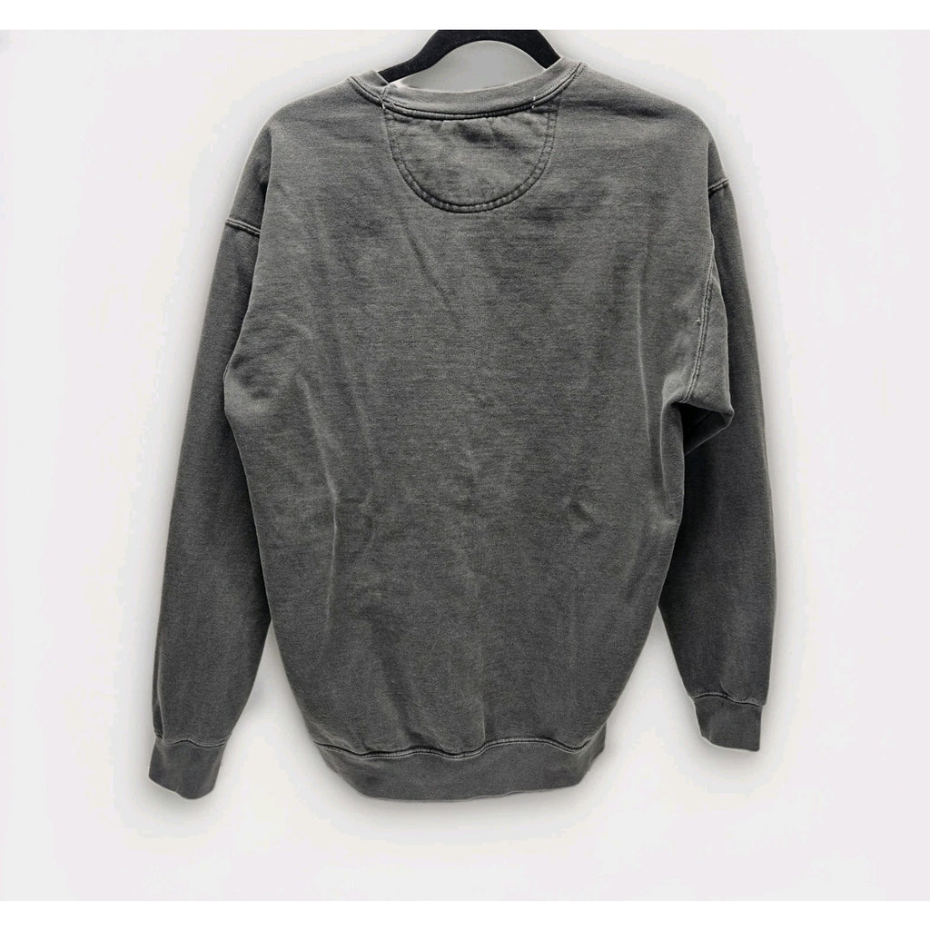 Comfort Colors Embroidered Q Sweatshirt Grey Size Large Crewneck