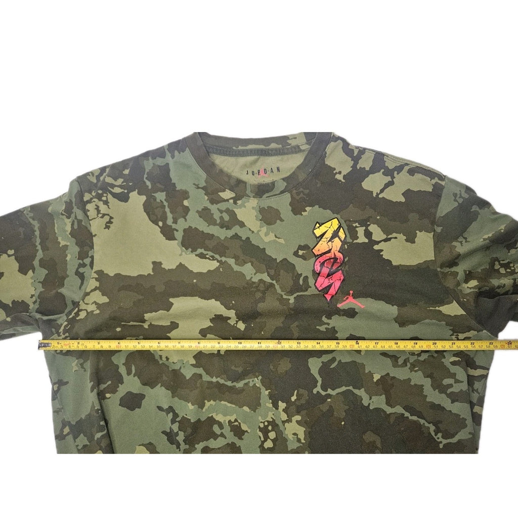 JORDAN ZION CARBON T-SHIRT MEN'S US STYLE # DH9711-335 Size L