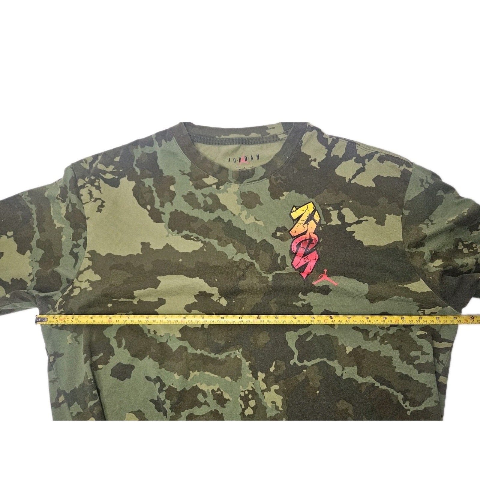 JORDAN ZION CARBON T-SHIRT MEN'S US STYLE # DH9711-335 Size L