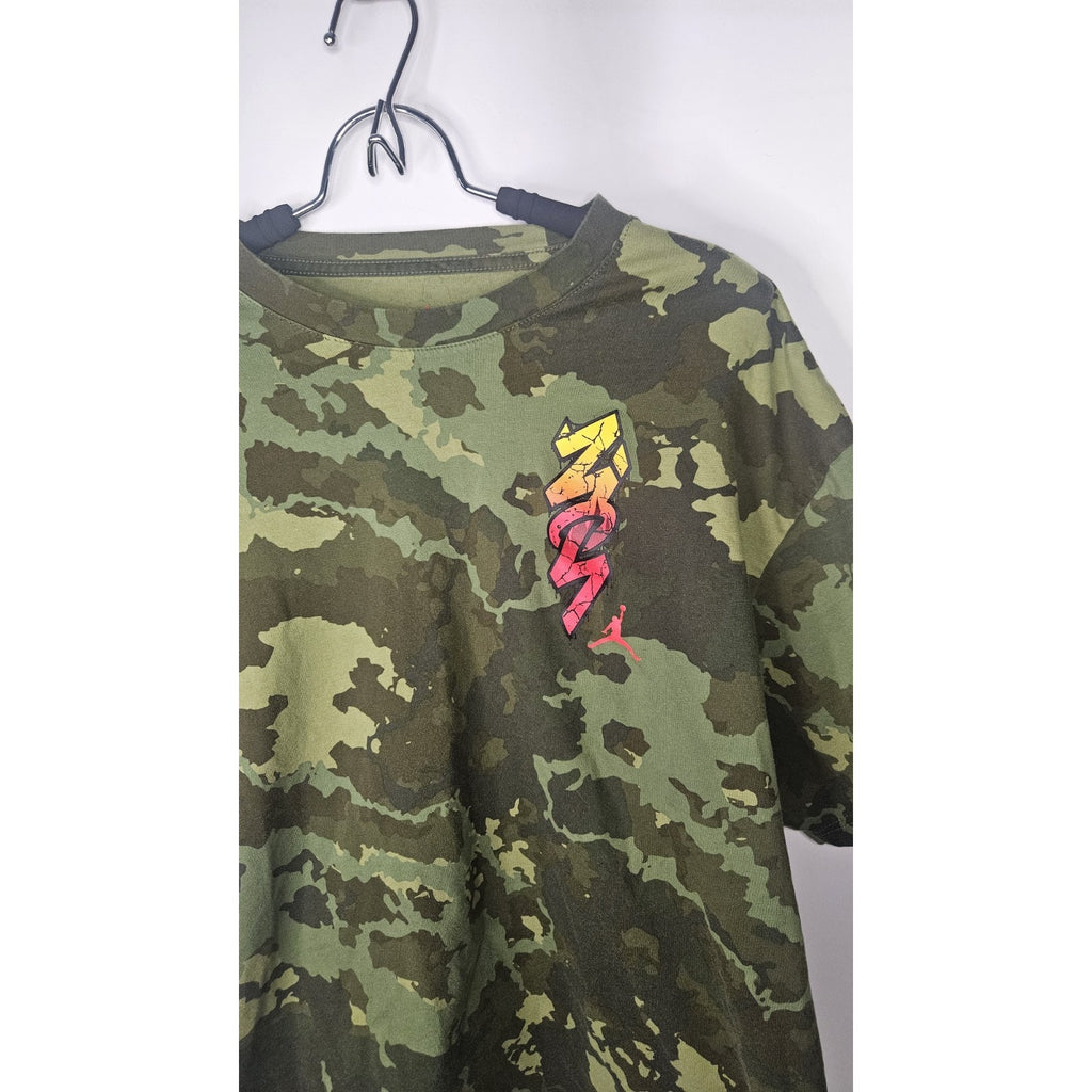 JORDAN ZION CARBON T-SHIRT MEN'S US STYLE # DH9711-335 Size L