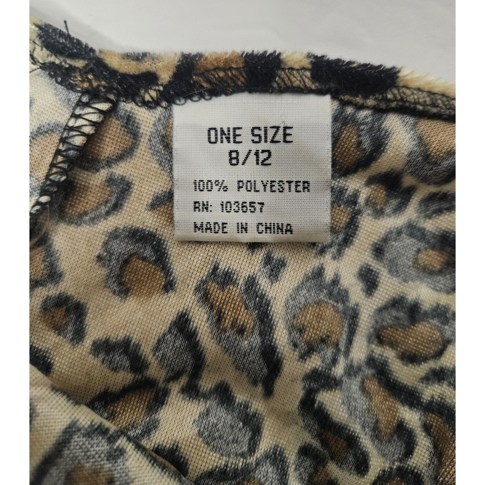 Vintage Leopard Costume Dress Maxi Sleeveless Dress Halloween Glam Size 8/10