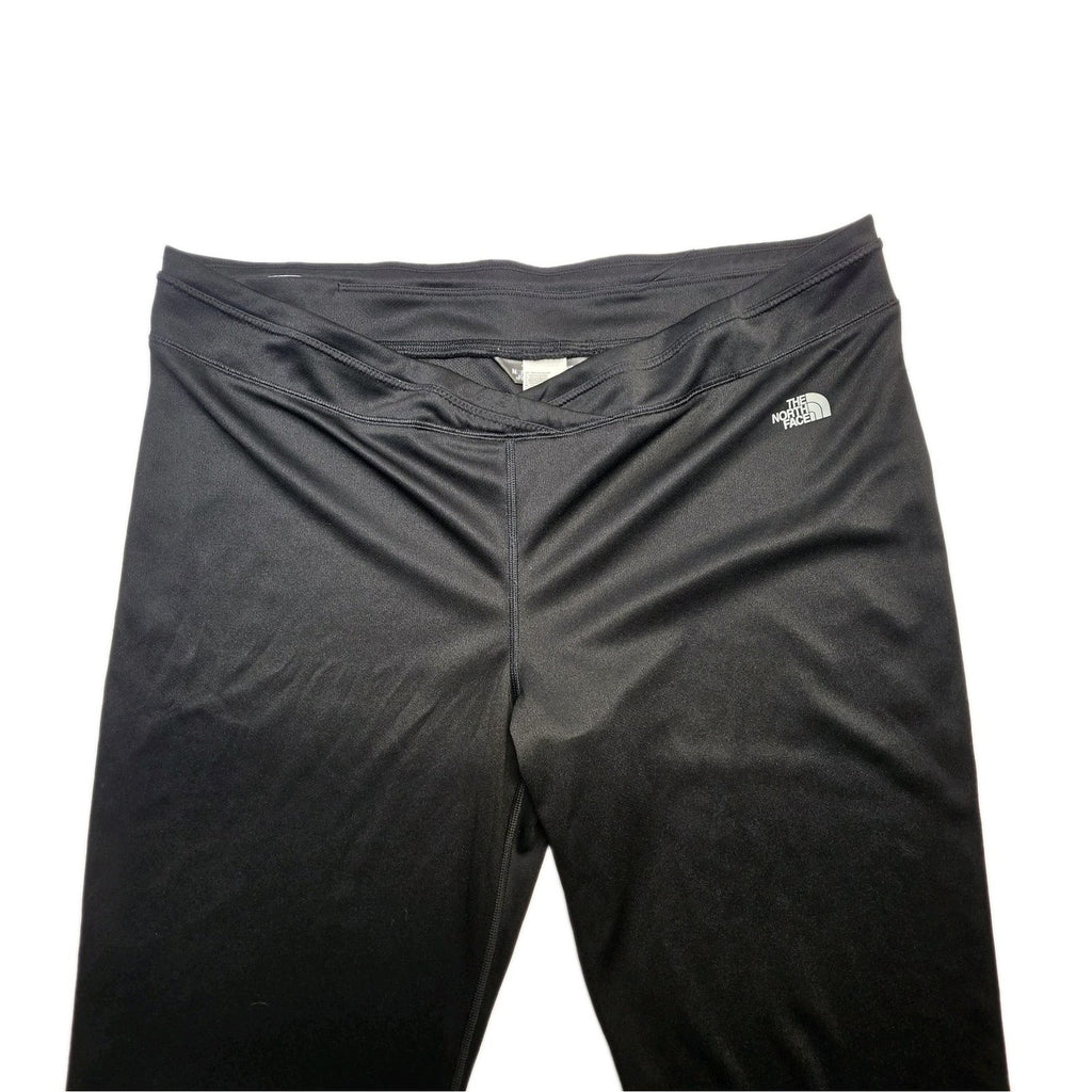 The North Face Women Flared Athleisure Pants Black Women's 2X Logo Criss Cross W