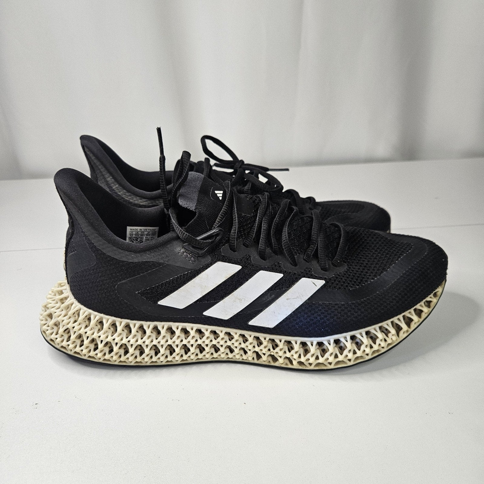 Adidas 4D FWD 2 Core Black Carbon Athletic Shoe GX9249 Men’s Size 12