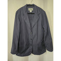 LL Bean Vtg Women's Field Jacket Barn Coat Blazer Cotton 71341 Overcoat Sz 14 Lg