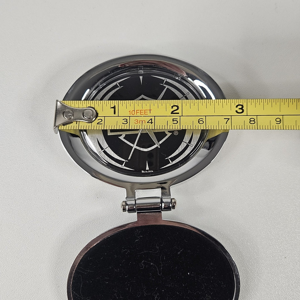 Harley Davidson Mini Foldable Clock Chrome Vintage Biker Gift Motorcycle