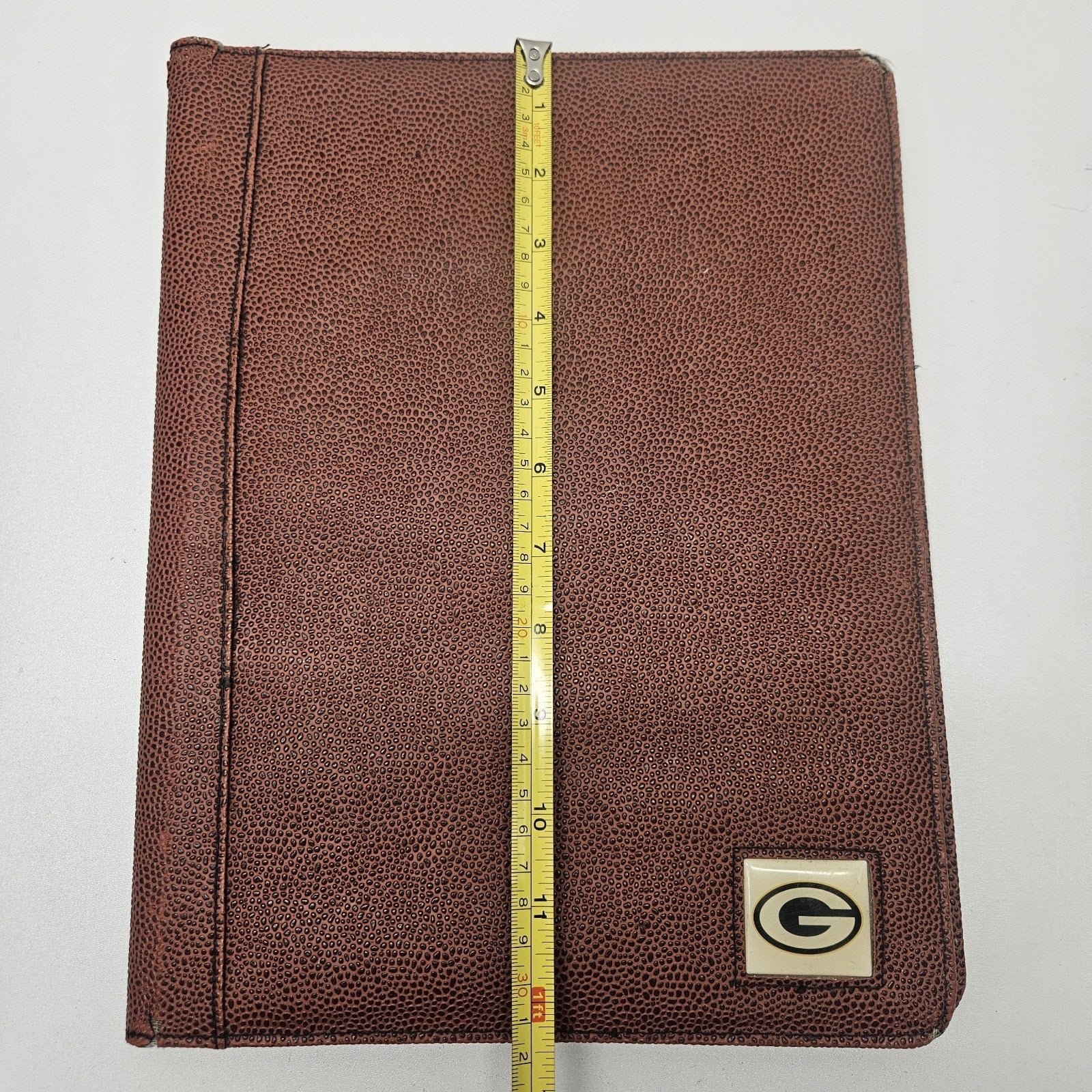 Vintage 90s Green Bay Packers Pigskin Portfolio Organizer Notebook Football