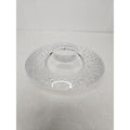 Vintage ORREFORS 5" Clear Candle Holder Glass Discus Votive Lars Hellsten Sweden