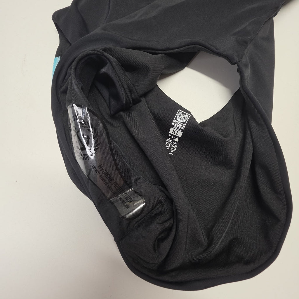 Dixxon Black One Piece Swimsuit Beach Logo XL Classic Strappy Back NWOT